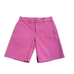Vineyard Vines Classic Fit 9” Breaker Chino Shorts Mens Size 28 Pink WORN ONCE